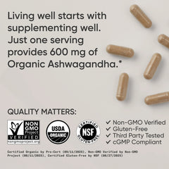 600 MG / 90 Organic Veggie Capsules