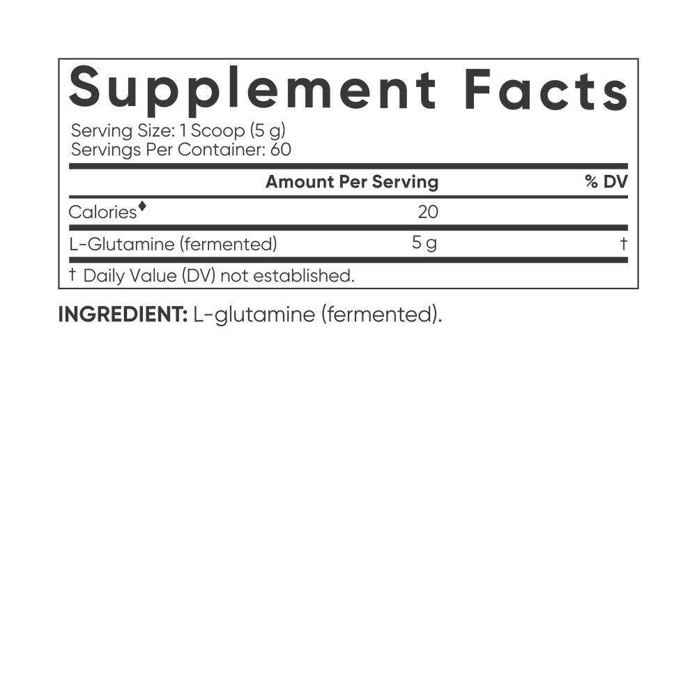 5 G L-GLUTAMINE | 17.64 OZ