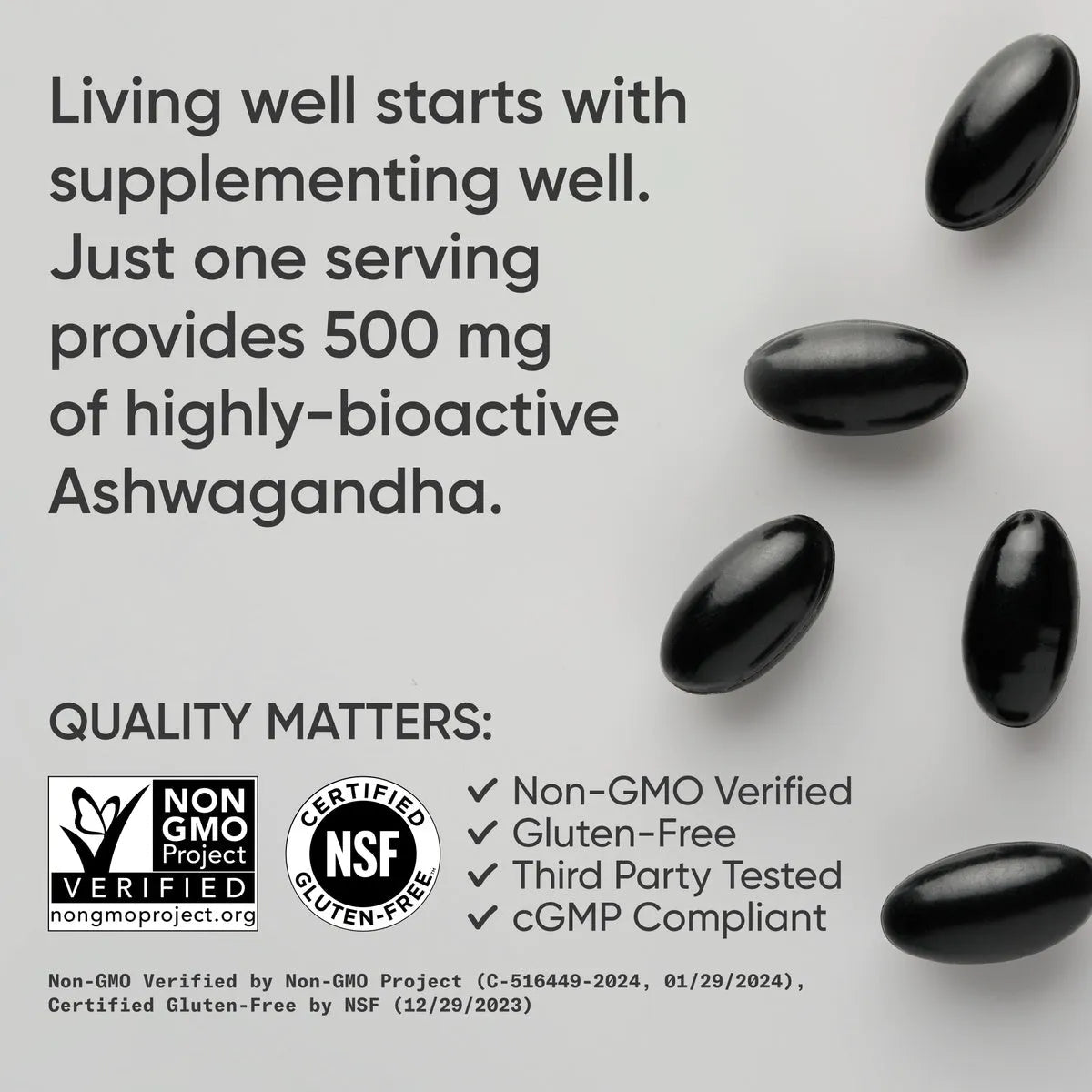 500 MG / 60 Veggie Softgels