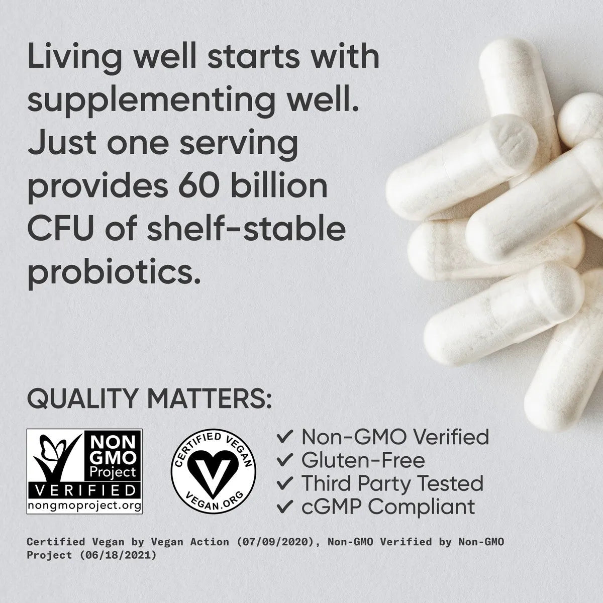 60 Billion CFU / 30 Veggie Capsules