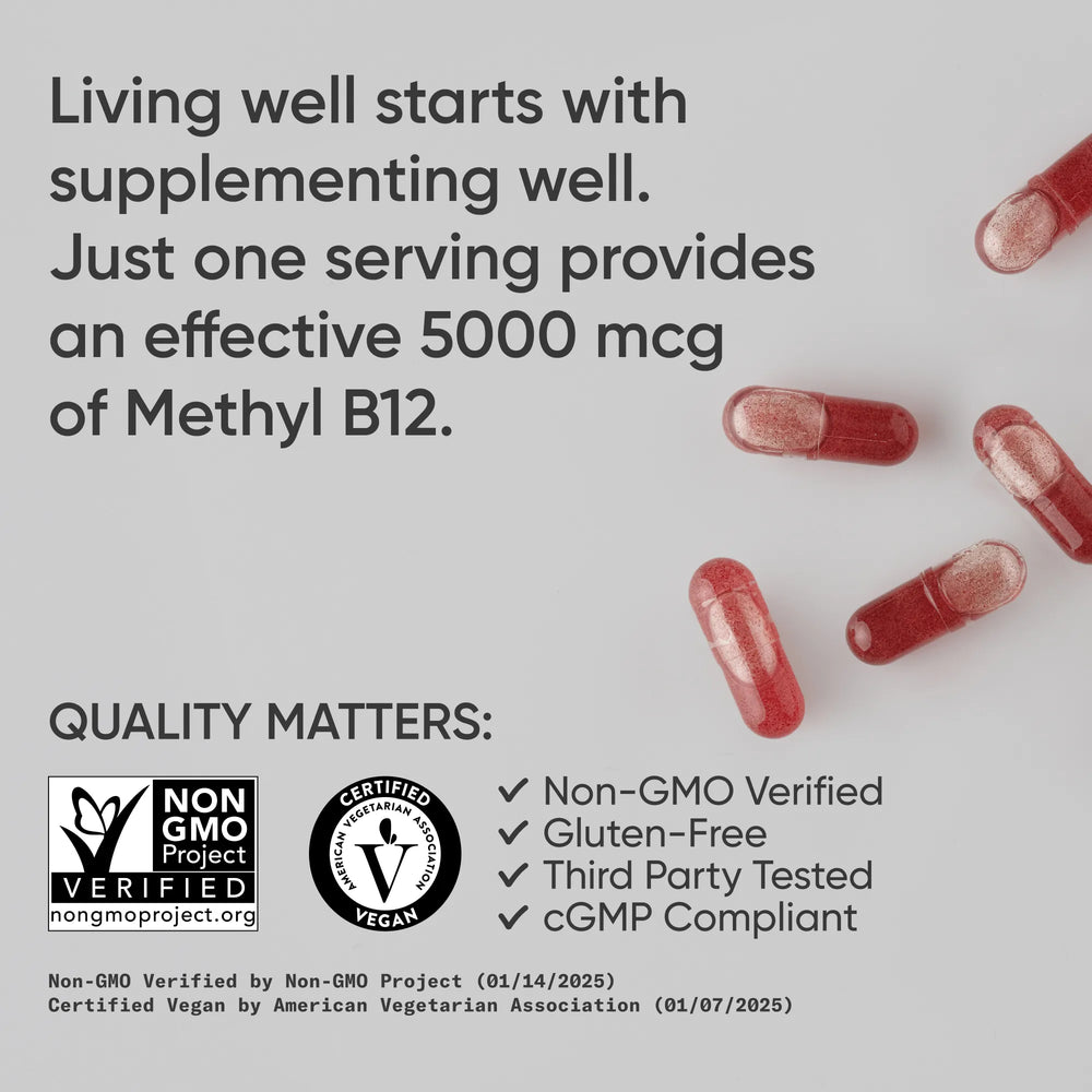 2000 MCG | 120 Liquid Veggie Capsules