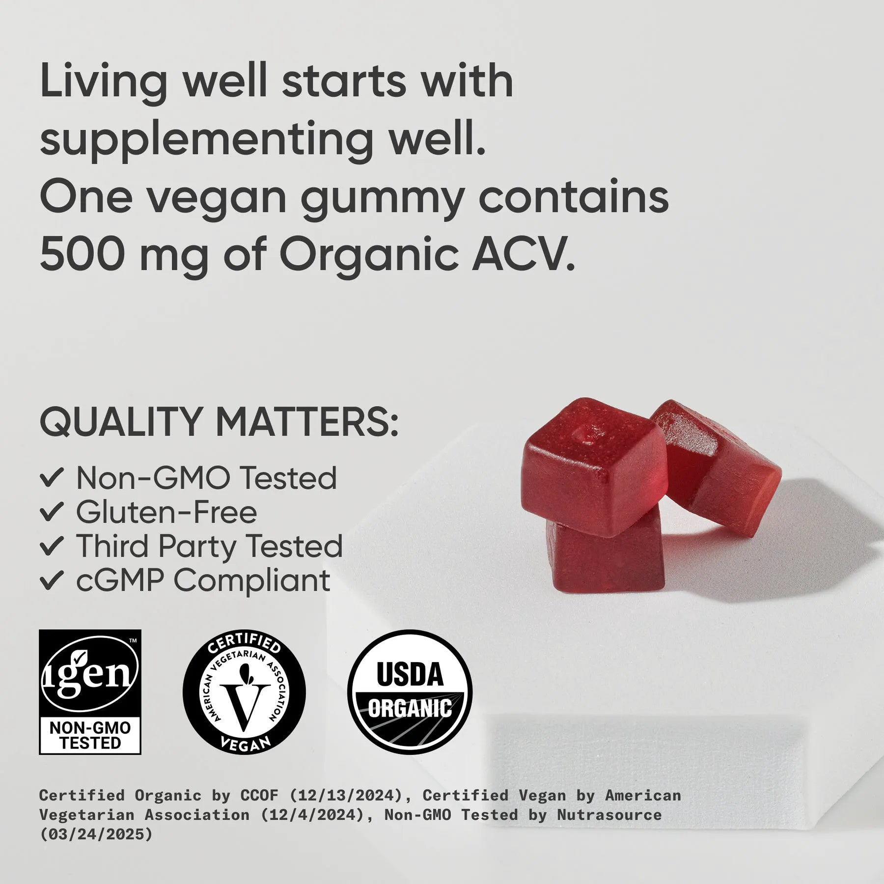 500 MG / 60 Gummies
