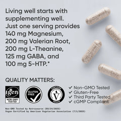 Melatonin-Free / 60 Veggie Capsules