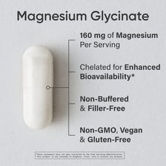 w/ Magnesium Glycinate 160mg (120 softgels)