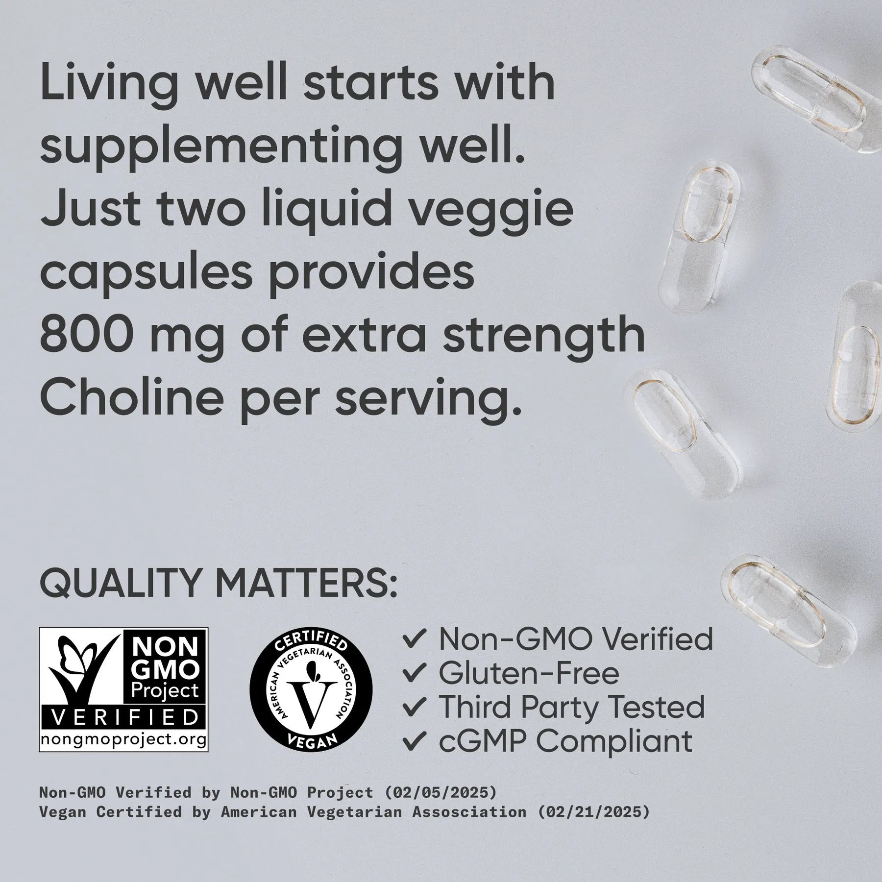 800 mg / 60 Liquid Veggie Capsules