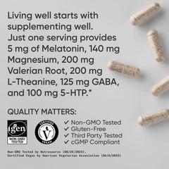 5 mg Melatonin / 60 Veggie Capsules