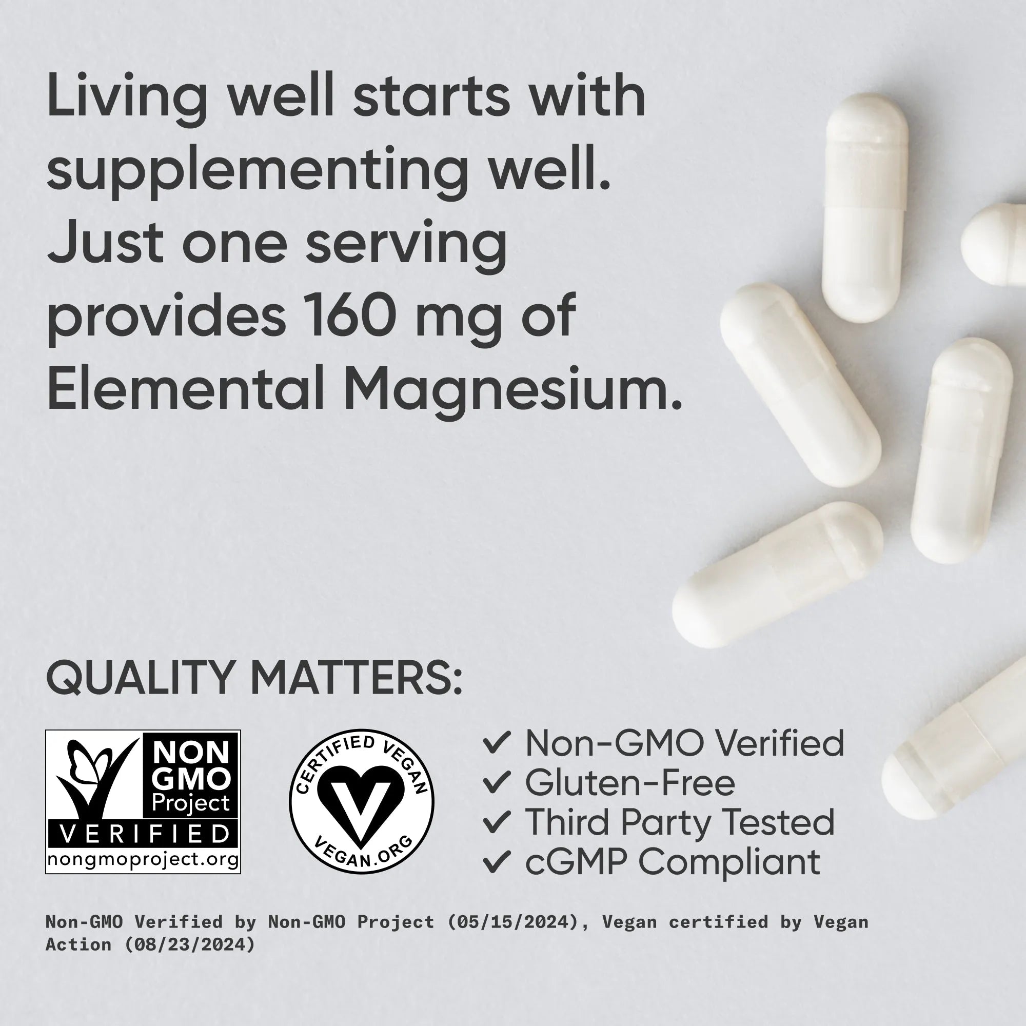160 MG / 90 Veggie Capsules