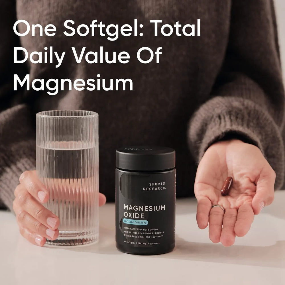 Magnesium Oxide / 90 Softgels
