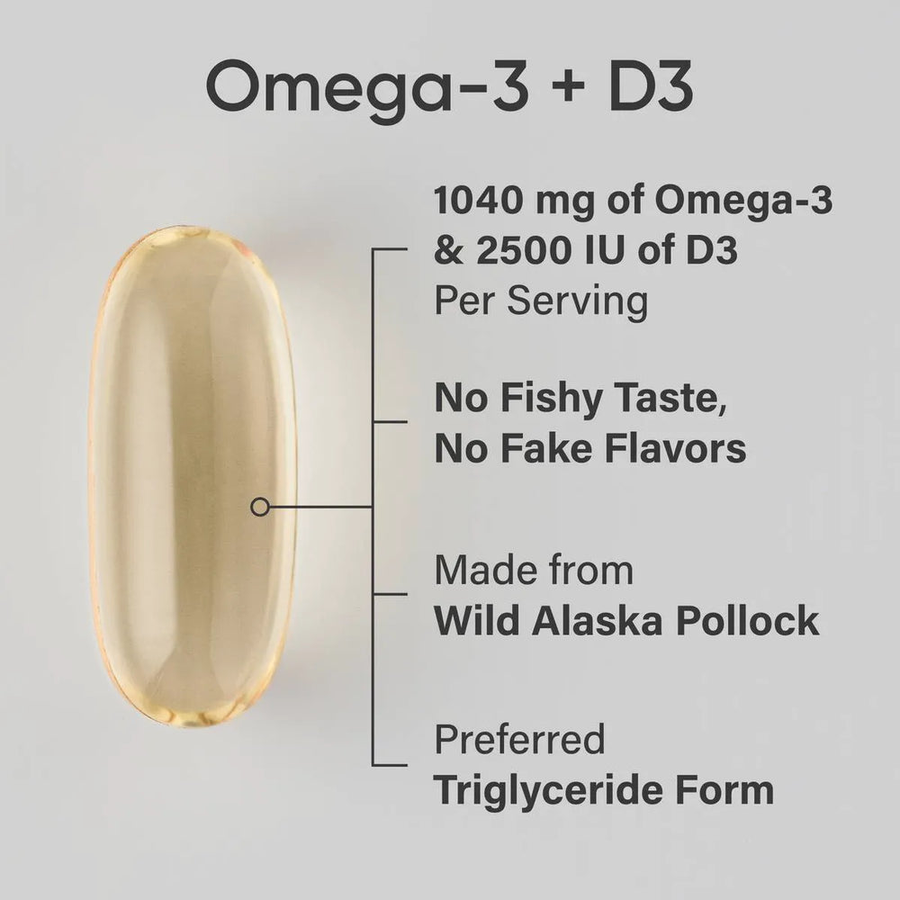 1250 MG OMEGA-3 | 2500iu D3