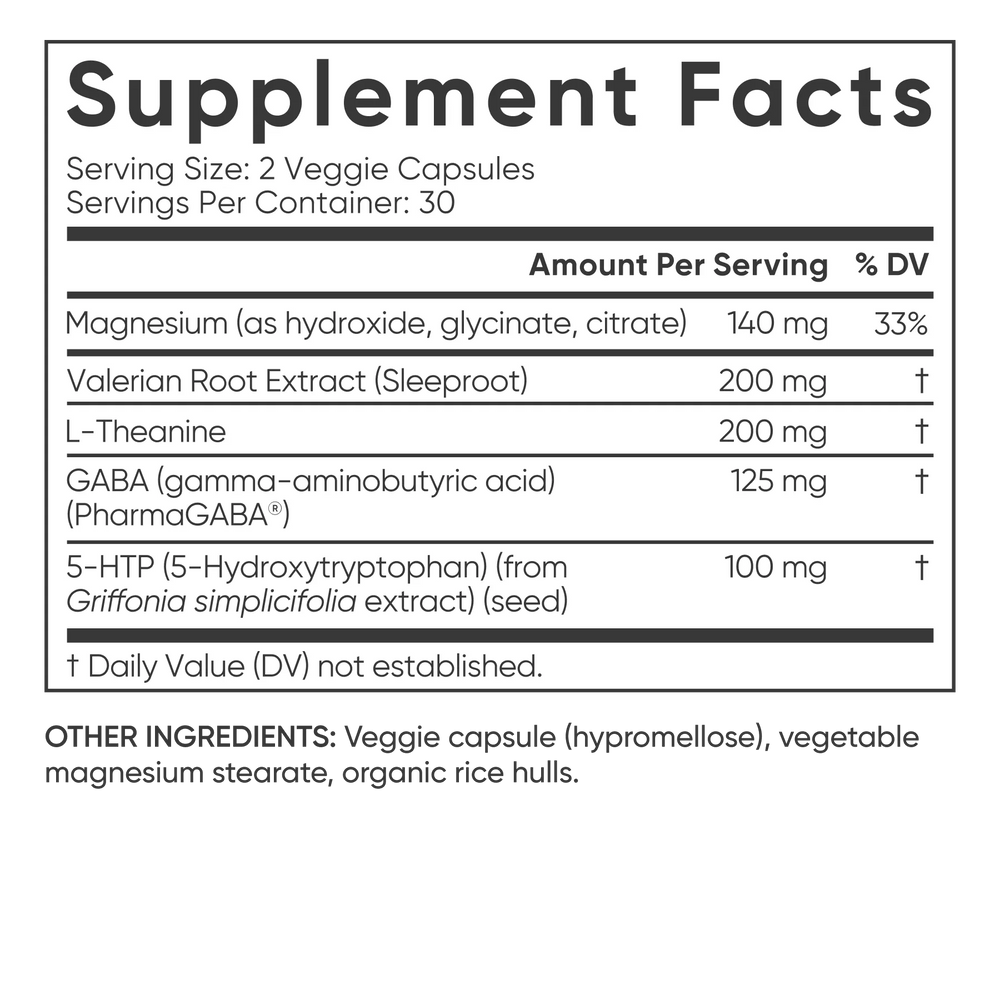 Melatonin-Free / 60 Veggie Capsules