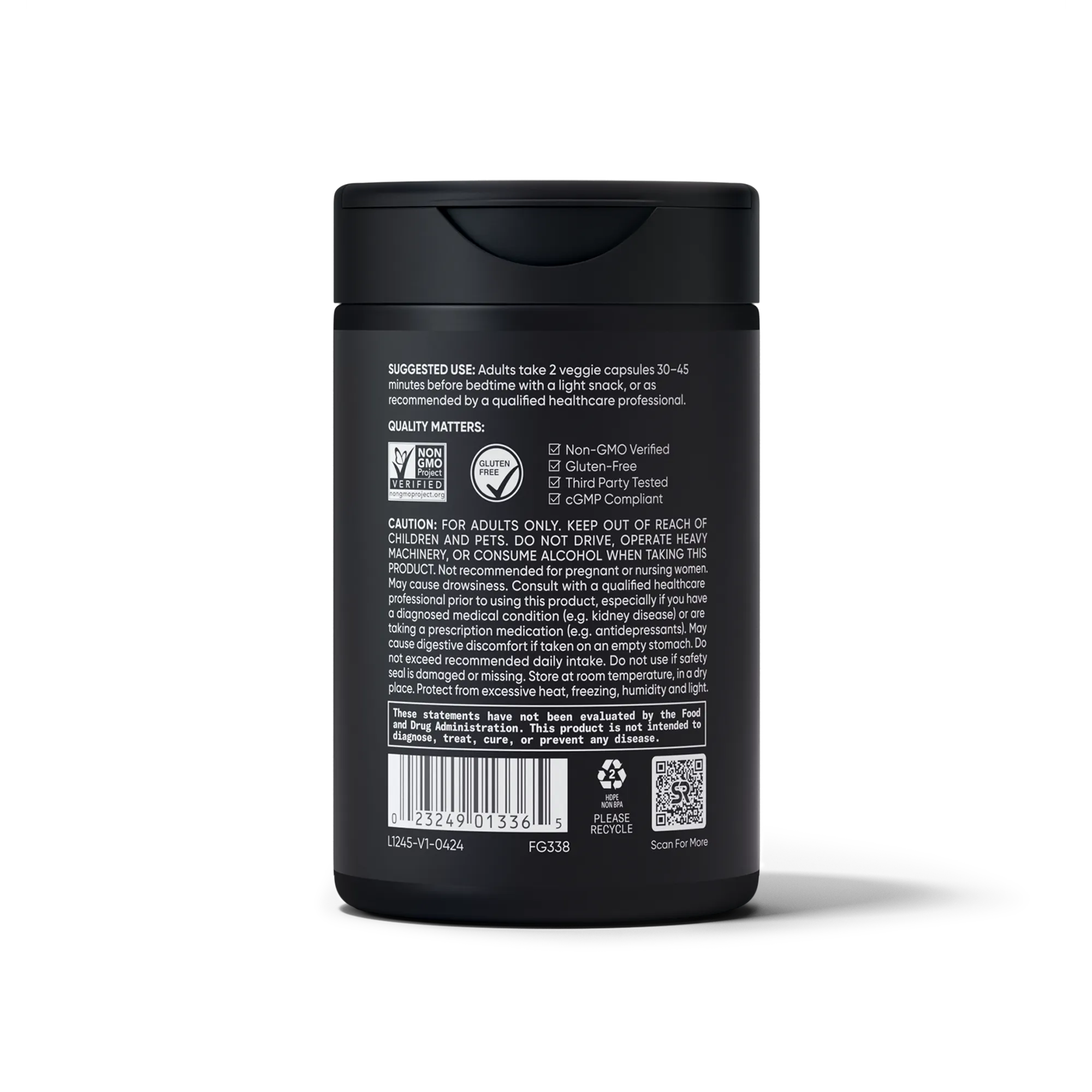 Melatonin-Free / 60 Veggie Capsules