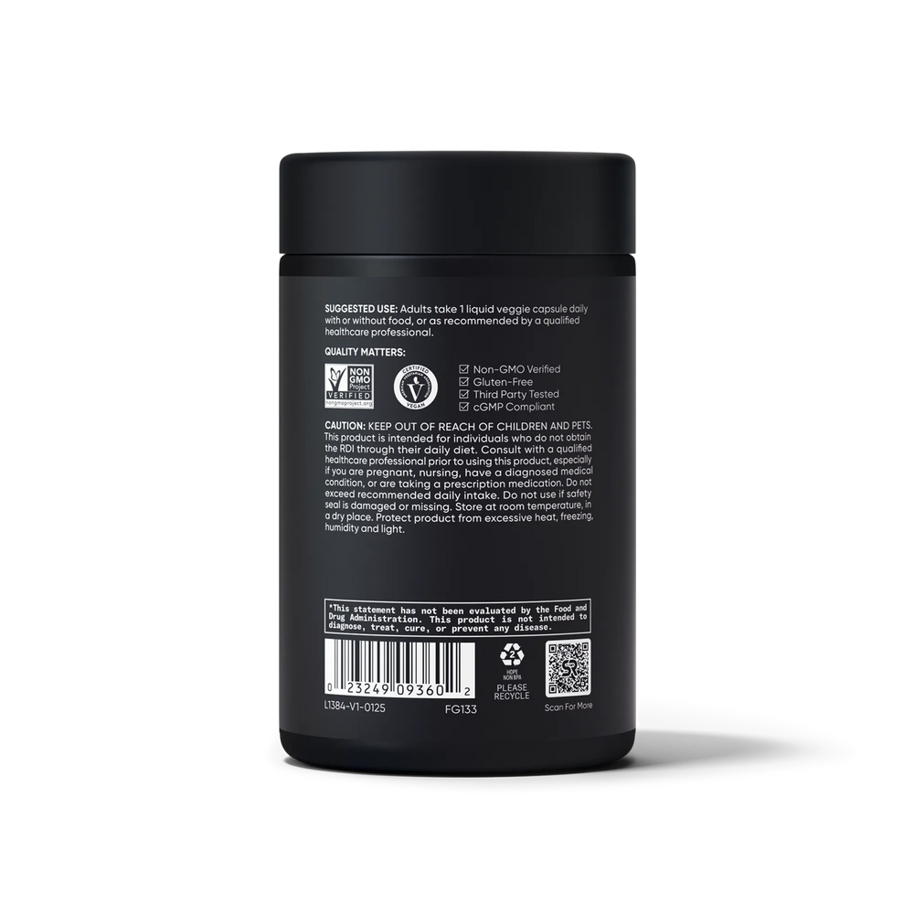 2000 MCG | 120 Liquid Veggie Capsules