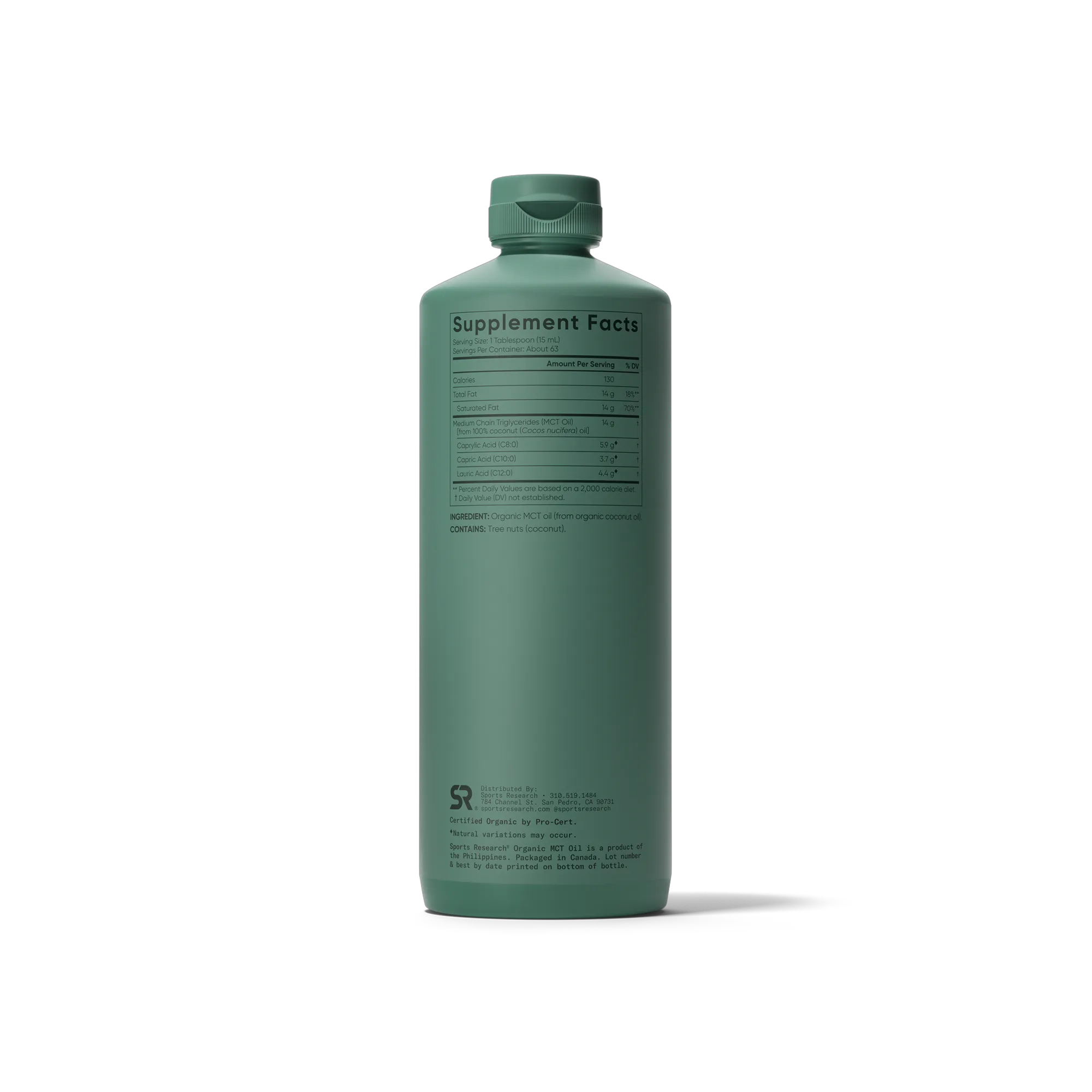 Unflavored / 32 OZ / C8, C10, C12