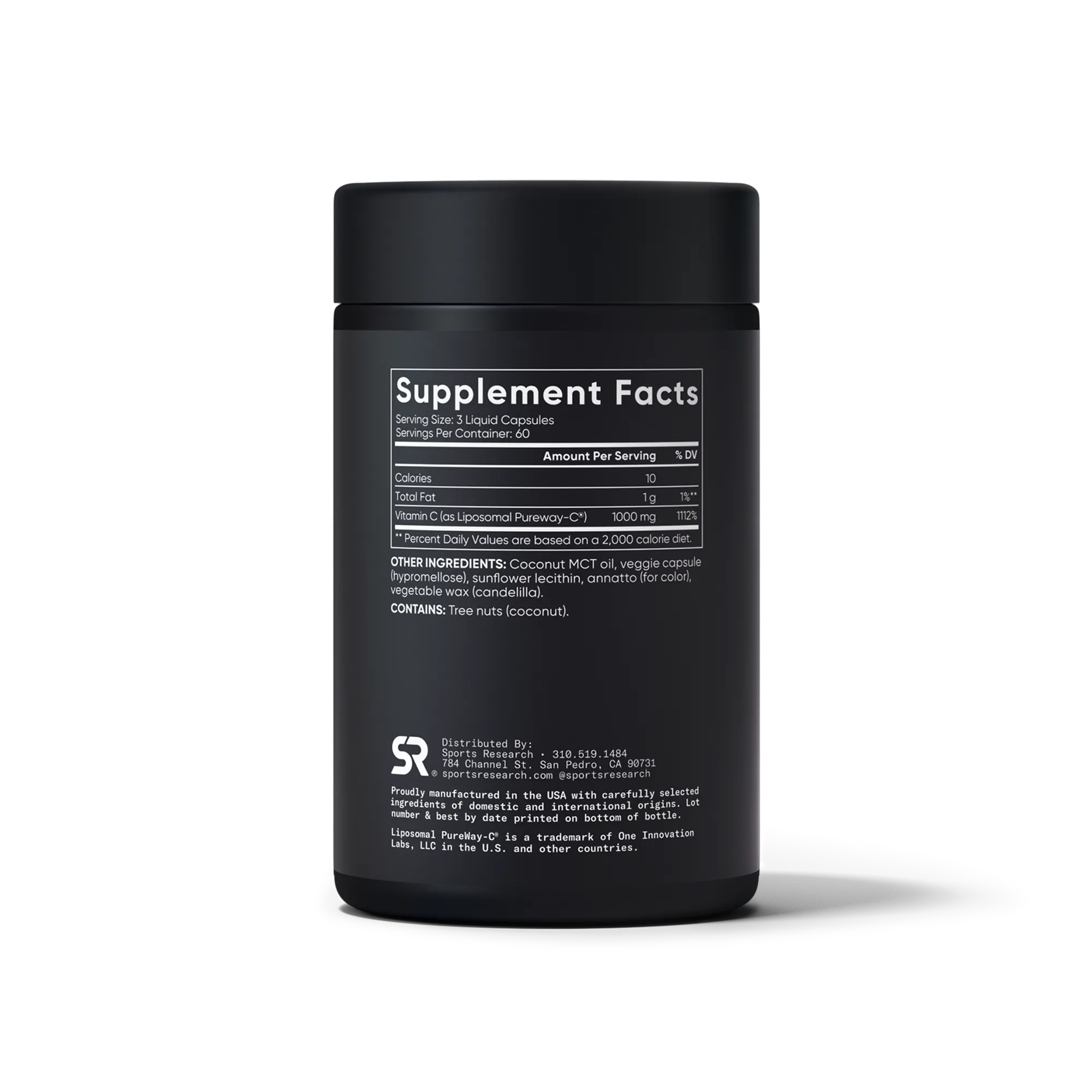 1000 MG | 180 Liquid Veggie Capsules