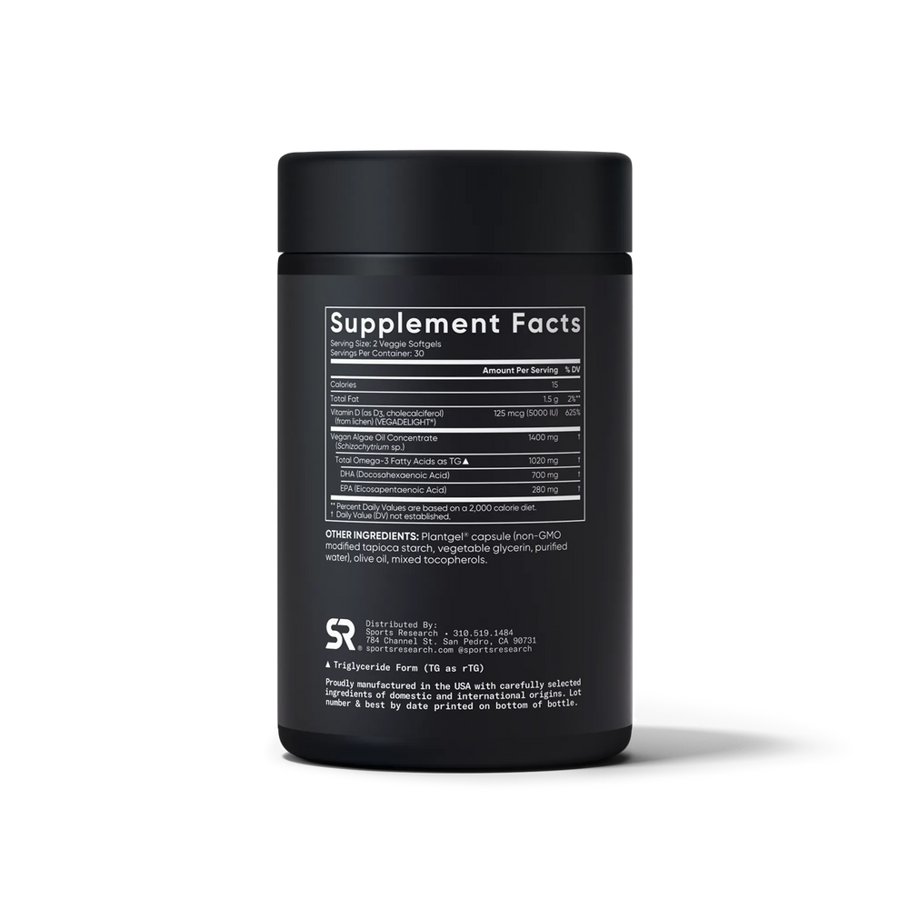 1020 MG OM3 / 125 MCG D3 / 60 Plantgel® Capsules