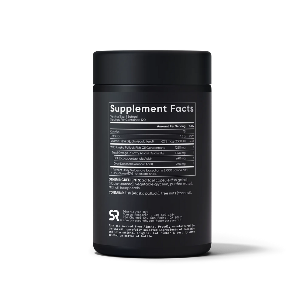 1250 MG OMEGA-3 | 2500iu D3