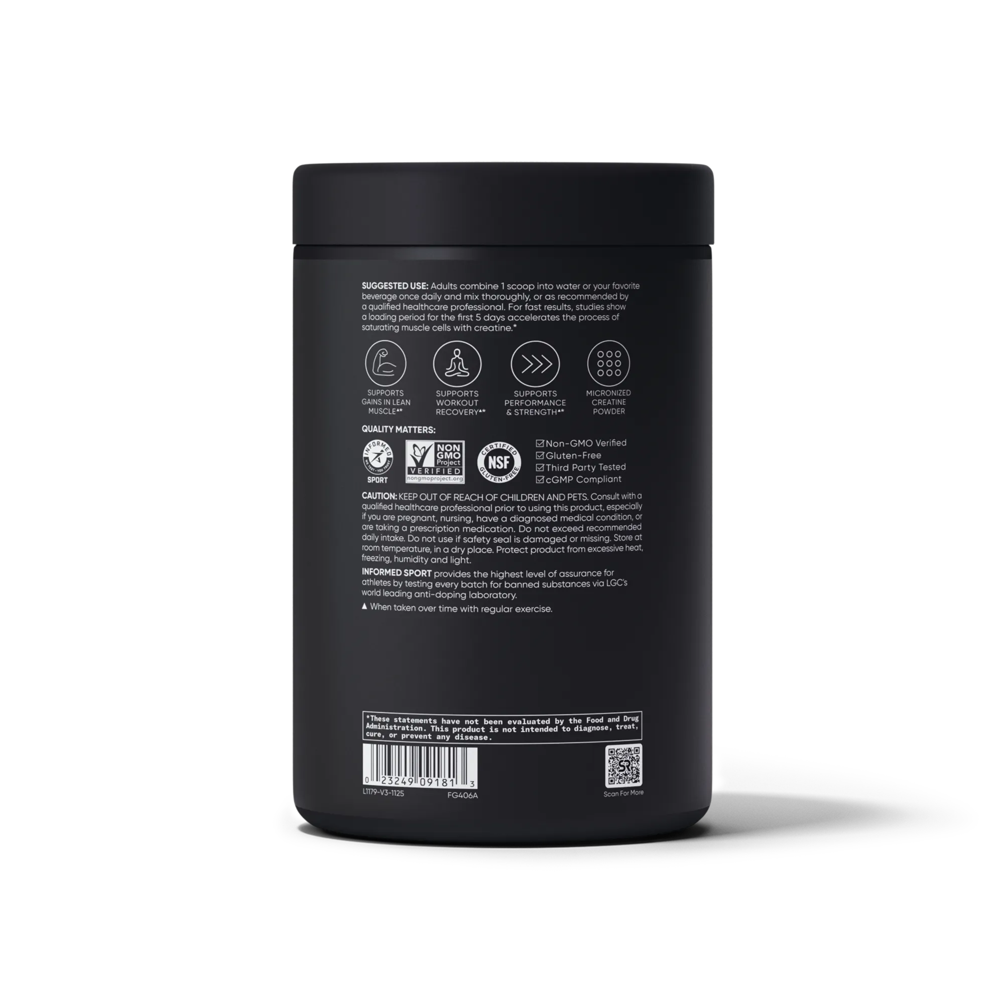 5 G MICRONIZED CREATINE | 10.58 OZ