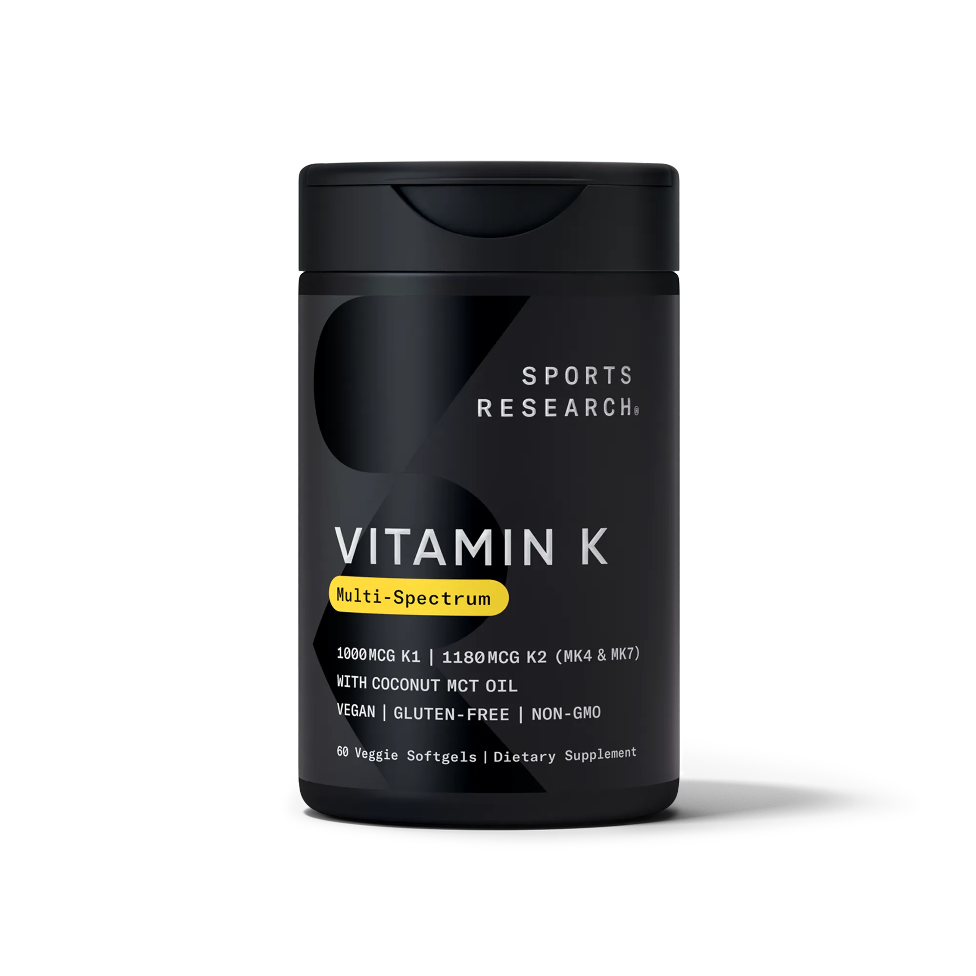 1000 mcg K1 | 1180 mcg K2 / 60 Plantgel™ Softgels