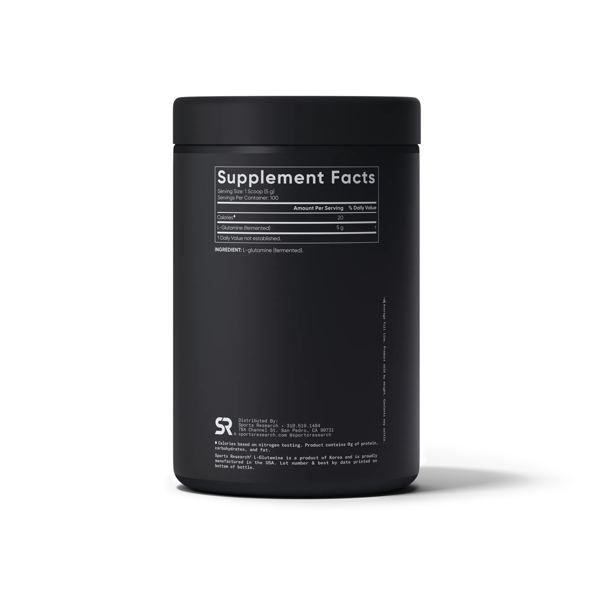 5 G L-GLUTAMINE | 17.64 OZ