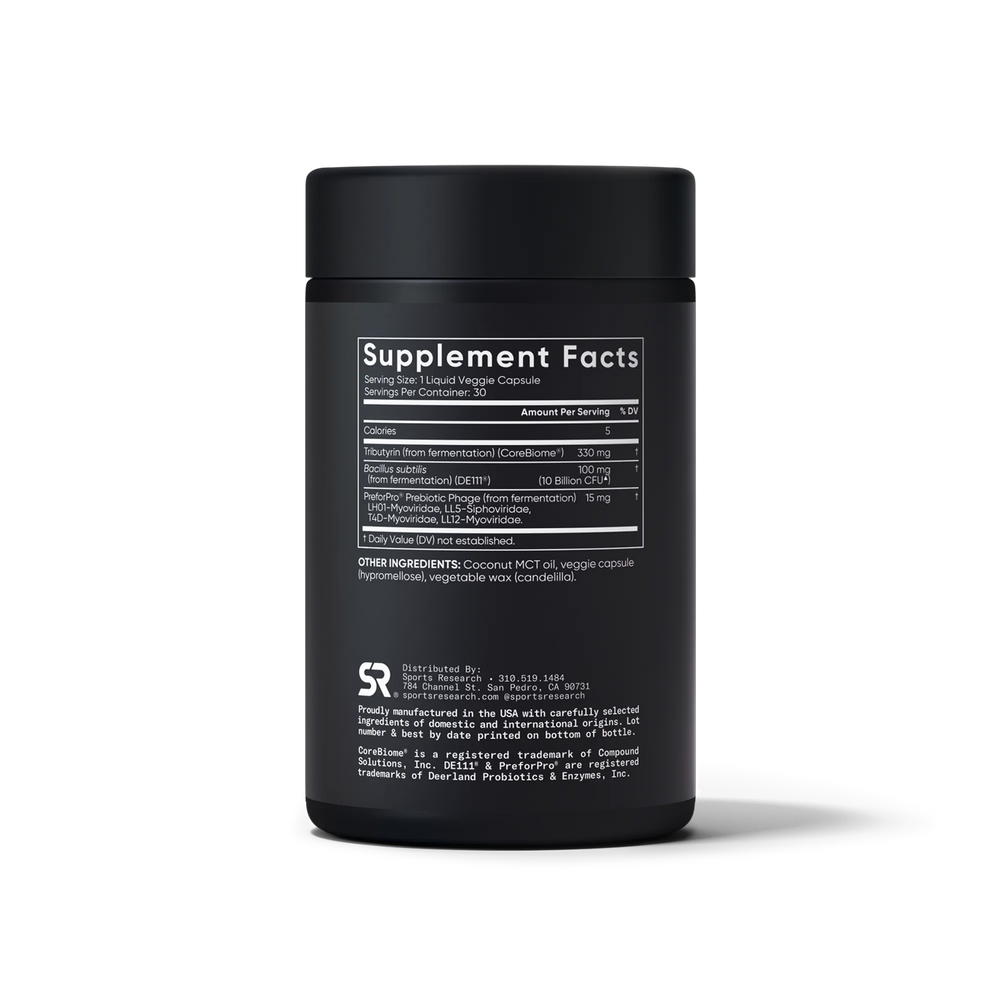 10 Billion CFU / 30 liquid veggie capsules