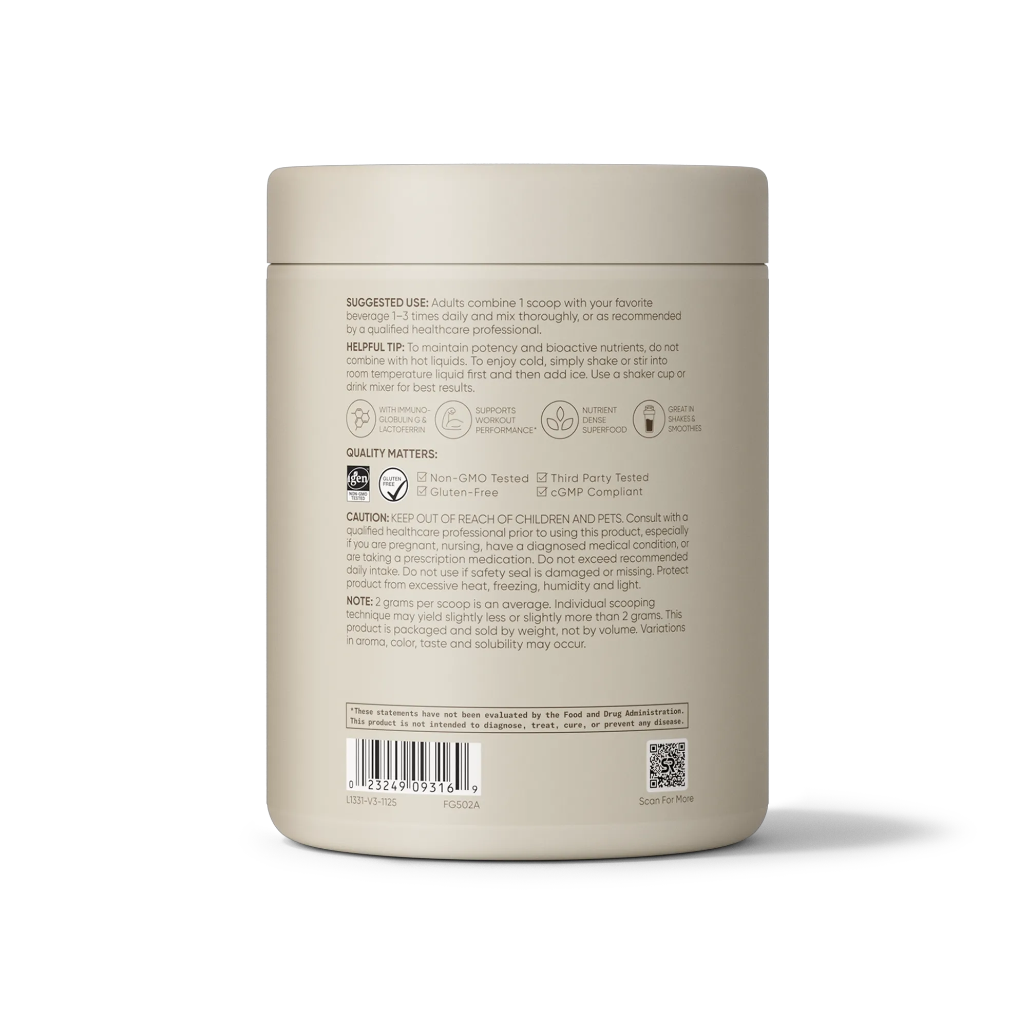 Unflavored / 5.29 OZ