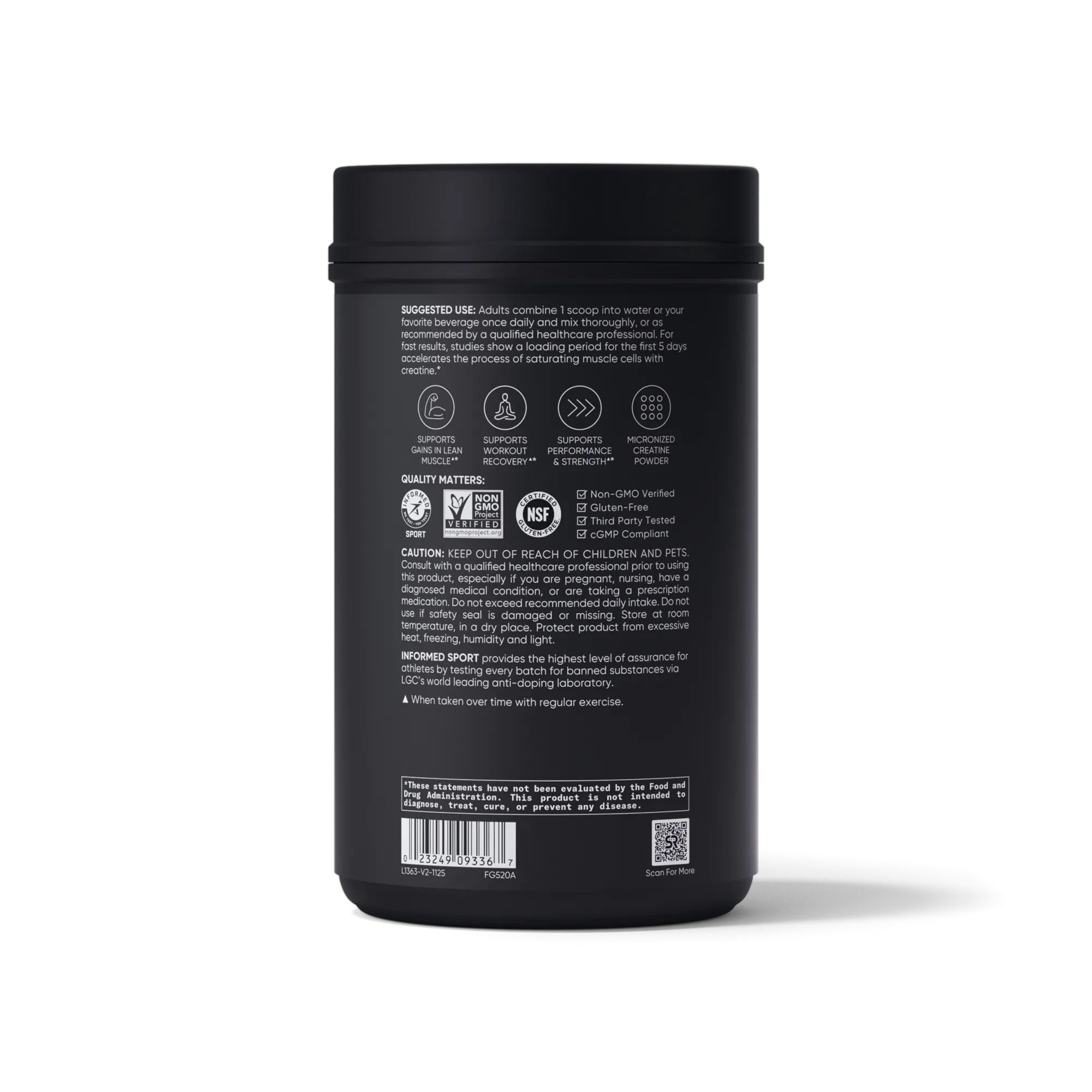 5 G MICRONIZED CREATINE | 10.58 OZ
