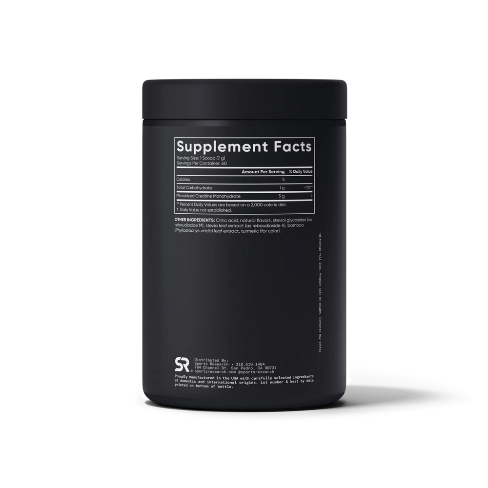 5 G MICRONIZED CREATINE | 25 Servings